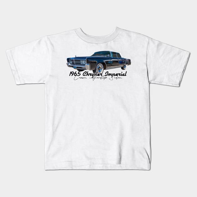 1965 Chrysler Imperial Crown Hardtop Sedan Kids T-Shirt by Gestalt Imagery